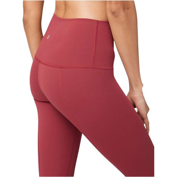 NWOT Lululemon Chianti Wunder Under Crop Roll Down Full-On Luxtreme Mesh Size 8 - Picture 4 of 10